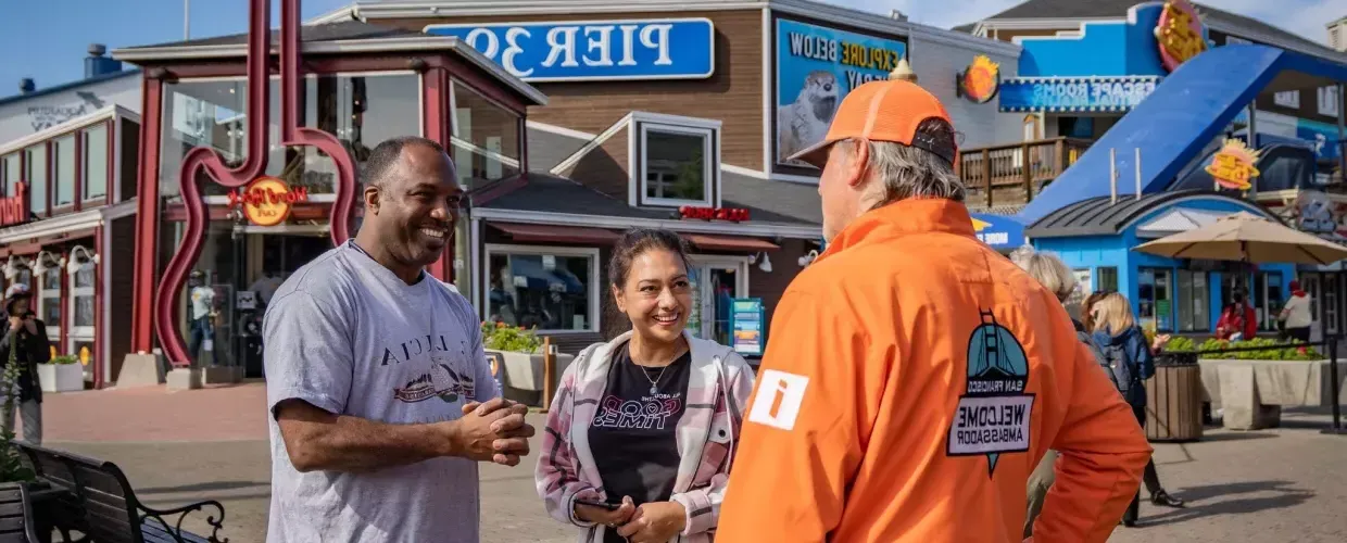 Welcome Ambassadors Pier 39